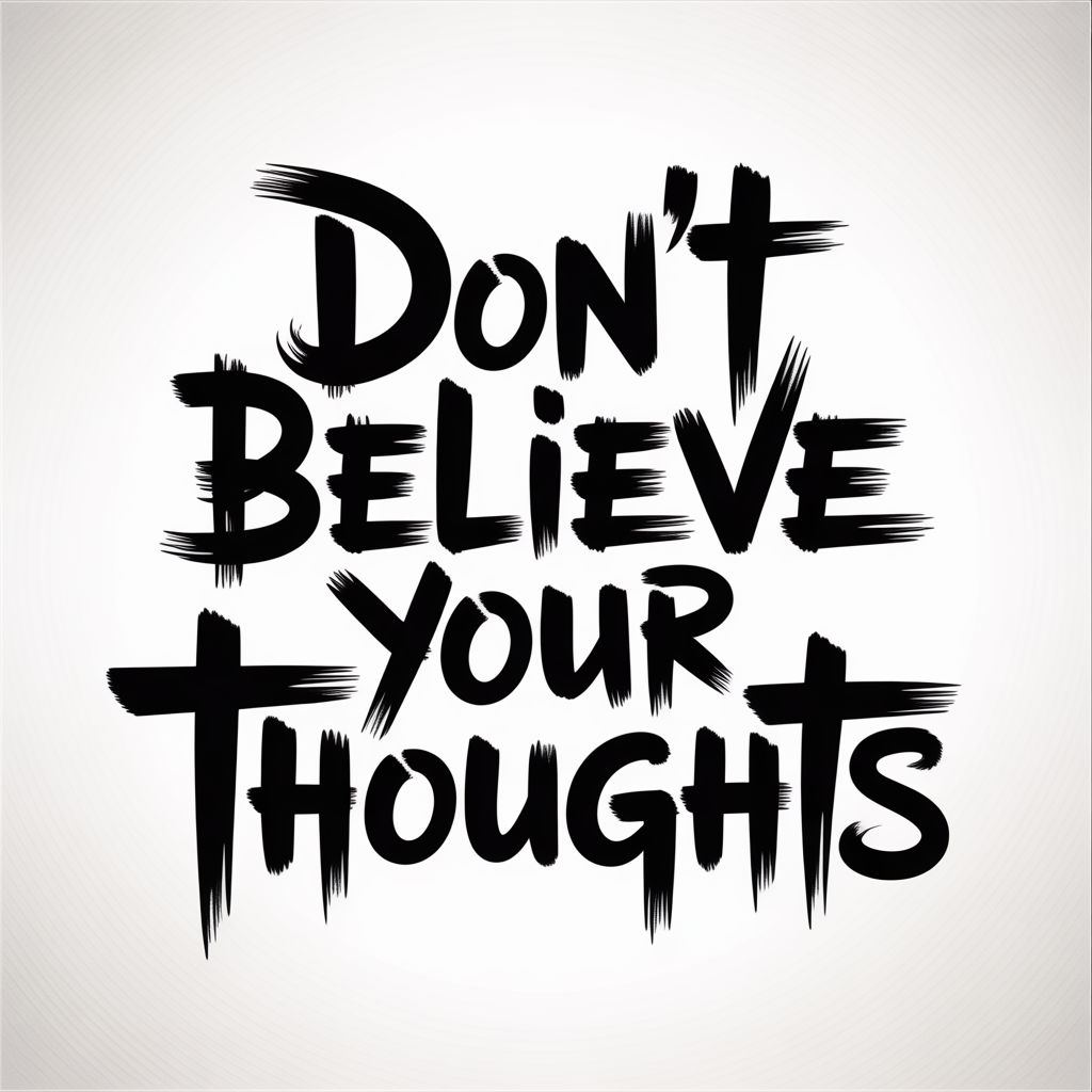 Don't believe your thoughts